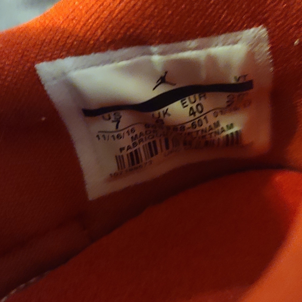 Jordan Vibrant Red Athletic Shoes - Picture 6 of 6
